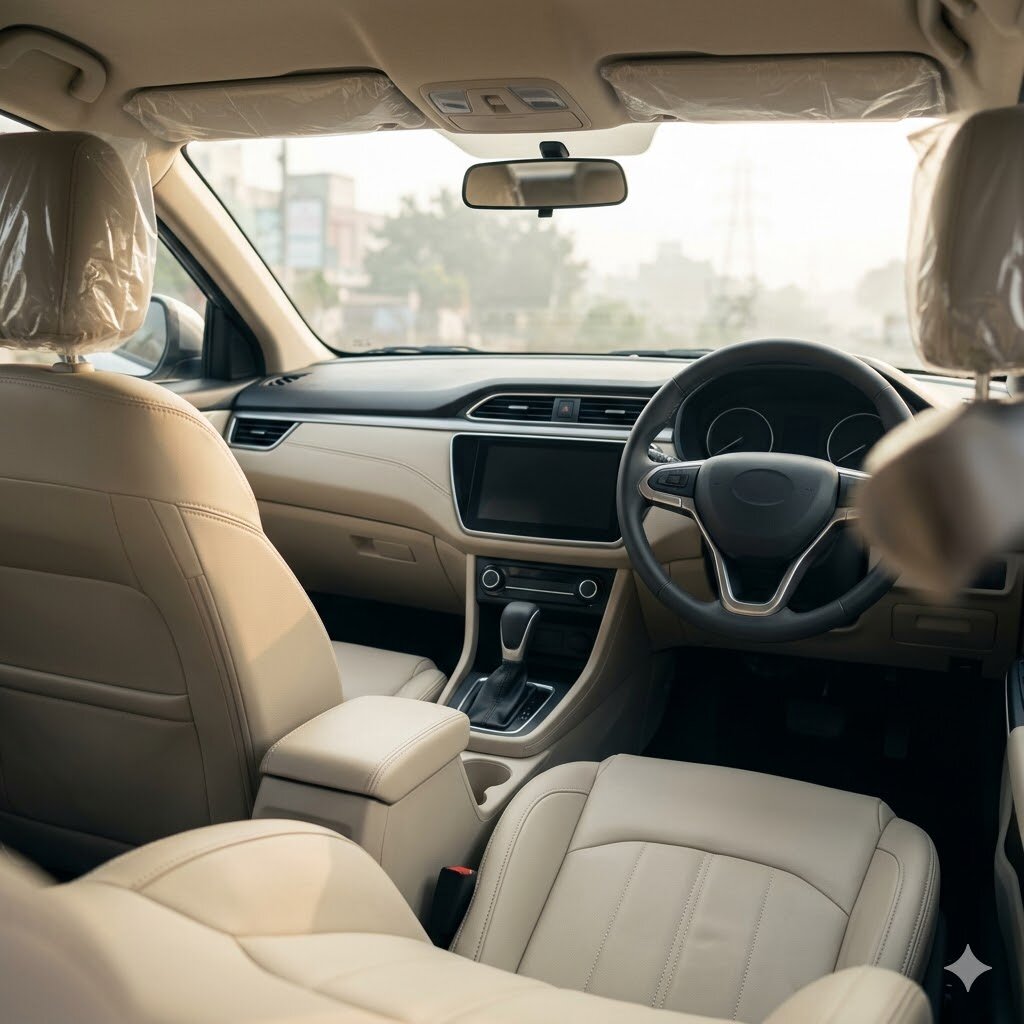Inside a new car — the 150-VOC mix you breathe driving home from the dealership